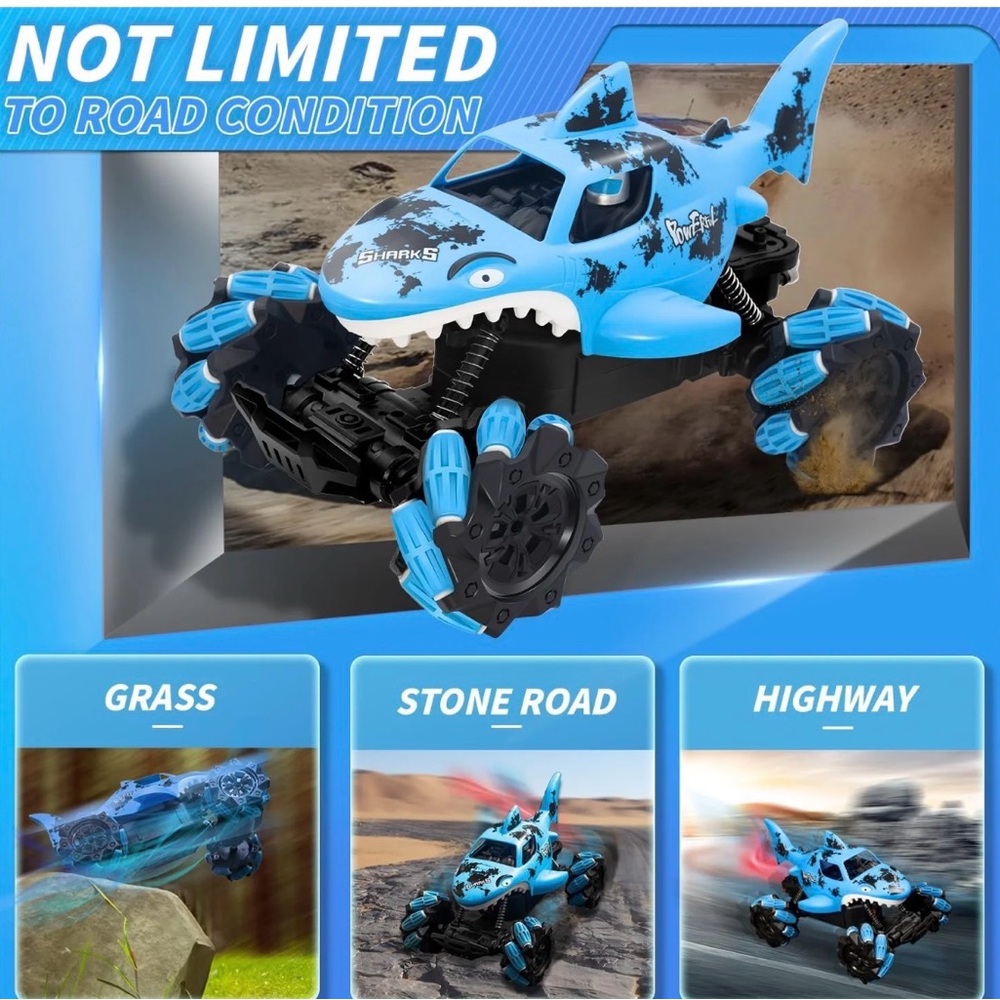 Shark Attack Monster Truck - Blue
